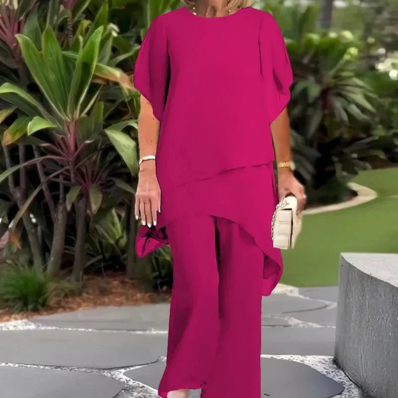 Beverly™ - Elegant Asymmetrical Two Piece Set