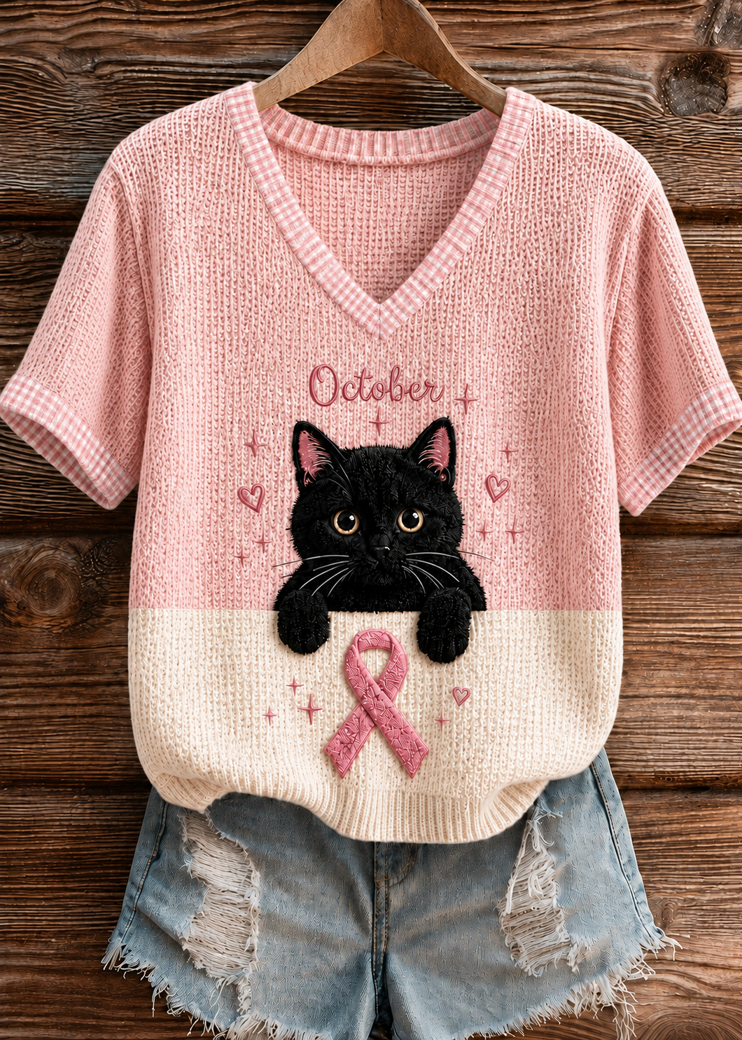 Women's Breast Cancer Awareness Short Sleeve T-Shirt