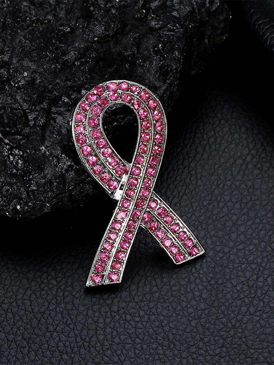 Pink Breast Cancer Brooch for Women