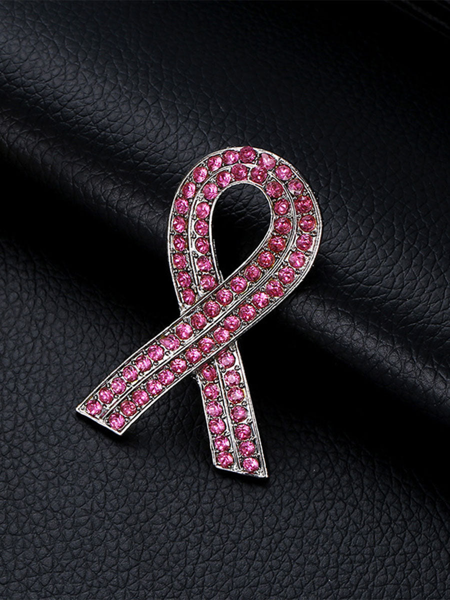 Pink Breast Cancer Brooch for Women