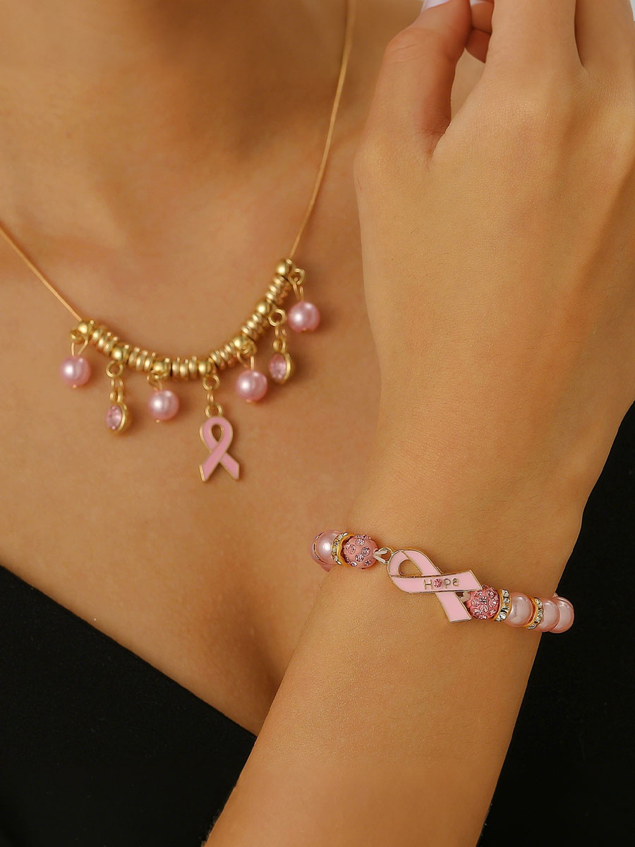 Breast Cancer Awareness Pink Ribbon Accessories for Women