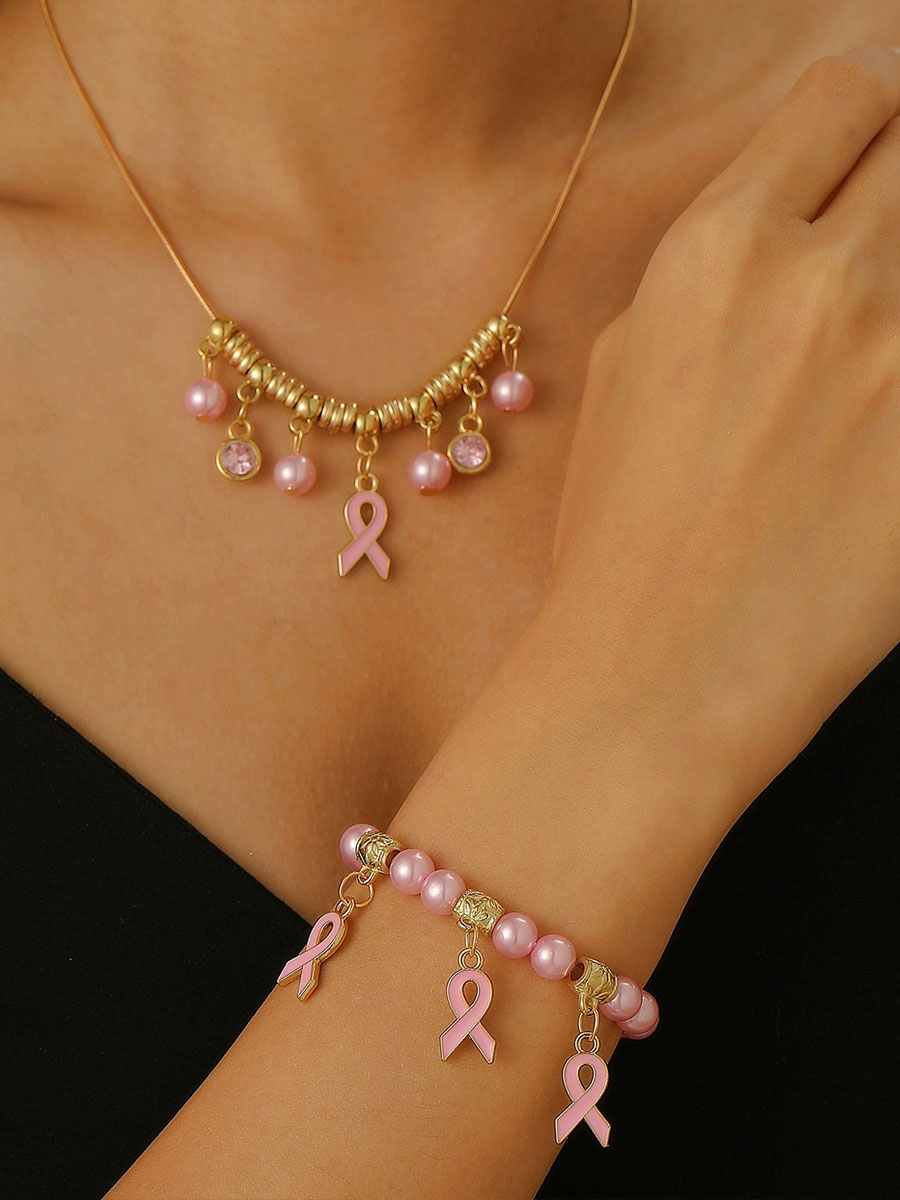 Breast Cancer Awareness Pink Ribbon Accessories for Women