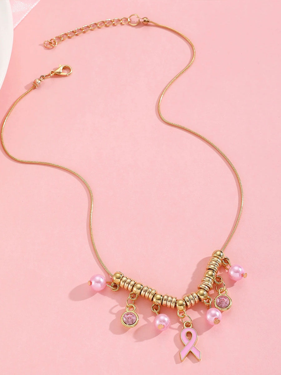 Breast Cancer Awareness Pink Ribbon Accessories for Women