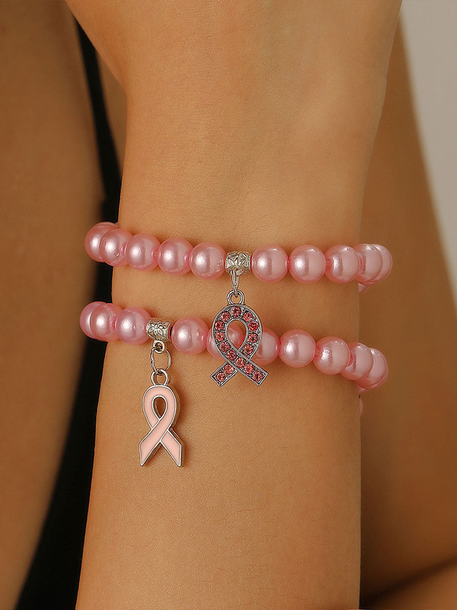 Breast Cancer Awareness Pink Ribbon Accessories for Women