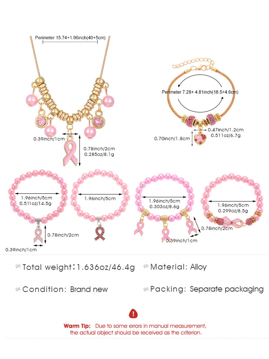 Breast Cancer Awareness Pink Ribbon Accessories for Women