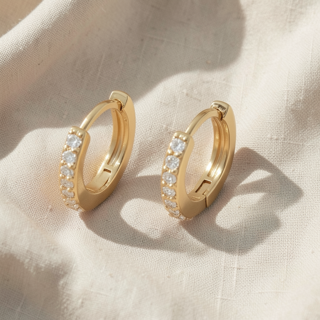 Coastal-Inspired Gold Drop Earrings